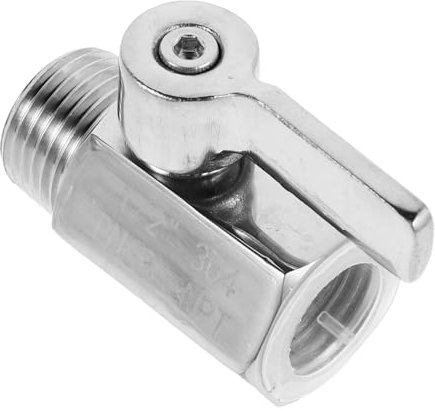 SOLUSTRE Vanne Npt Pour Bateau Mini Vanne De Vidange D'eau Contrôle De La Température Pour Tuyau De Et De Salle De Bain