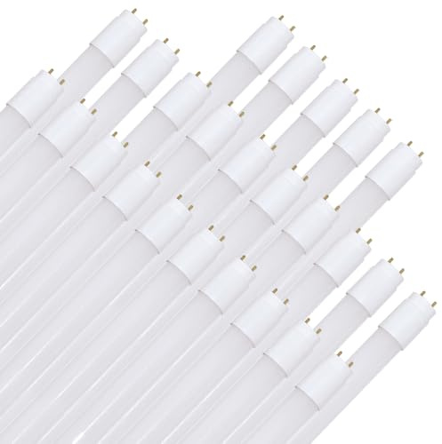 NCC-Licht 25x LED Röhre 120cm 18W/865 G13 1900lm Tageslichtweiß 6500K | Ersetzt 36W/865 Leuchtstoffröhre T8, Lieferung mit Starter für KVG oder Direktanschluss an 230V Netzspannung
