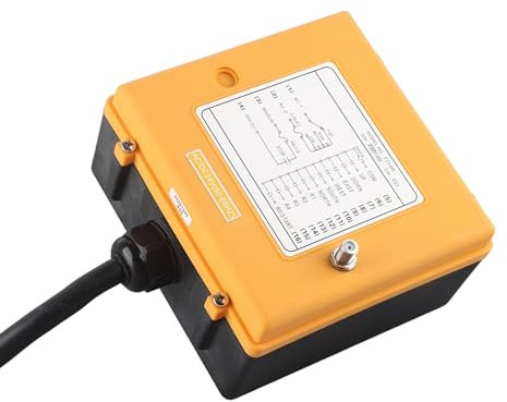 Interruptor de Control Remoto de 12 Botones, Interruptor del Botón de la Cadena de la Grúa, con el Control Remoto de 24 V para el Uso de la Grúa y la Grúa