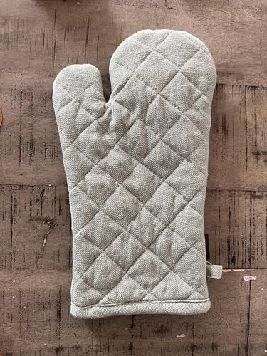 Personalisierter Backhandschuh und Kochhandschuhe – Einzigartig & Praktisch! (Blaugrau)