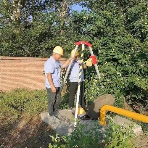 Rettungsstativ Stativ für beengte Räume, Hebewinde, Kanalstativ für Brunnen/Kanal