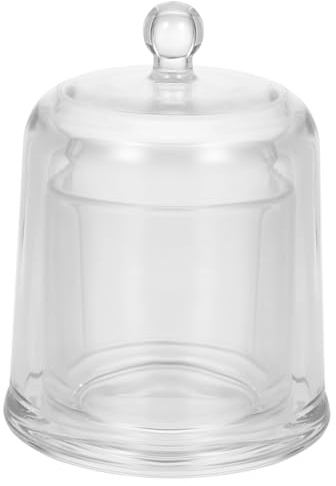 INOOMP Tarro para Mantequera De Vidrio Tapa Candelabro De Vidrio Hogar para DIY Pequeño