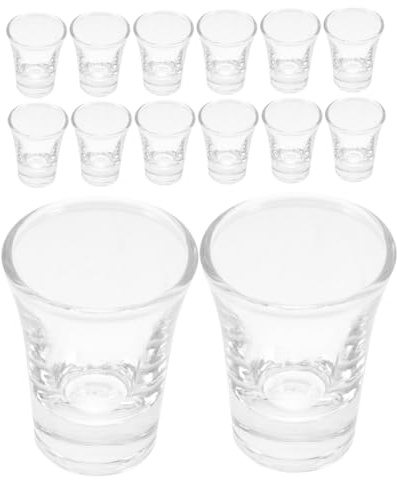 LABRIMP 36pcs Glass Sacrament Cups Small Chalice for Religious Tumblers Espresso Shot Cups Fits Church Trays for Christian Denominations