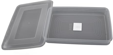 TIKATARER Cookie Carrier, Dumpling Storage Box Cookie Containers With Lids Airtight Stackable Large Capacity Dishwasher Safe Freezer Container Organizer for Wontons Buns