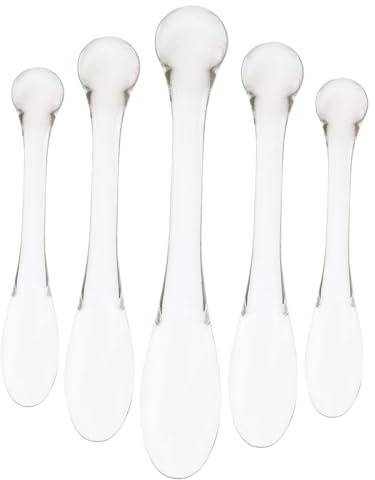 Homoyoyo 5 Stück Augenmassagegerät aus Polypropylen Applikator für Augencreme zur Täglichen Anwendung Augenringe Fördert Durchblutung für Reise und Salon