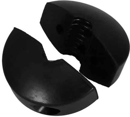 ELAYARD Limitatore per Tubo in Gomma Nero per Tubo Aria Diametro 19-22mm, Resistente alle Intemperie per Uso Interno ed Esterno