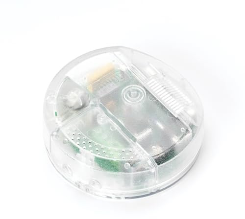 RL5640 Rondo - Regulador de intensidad para bombillas LED y halógenas, 4-100 W, Halo 40-250, regulador de intensidad, regulable, redondo, transparente