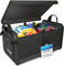 ATHLON TOOLS Premium Kofferraumtasche mit Deckel - 60 Liter XXL Kofferraum-Organizer - Extra stabile & wasserfeste Böden - lebensmittelecht - mit Antirutsch-Klett