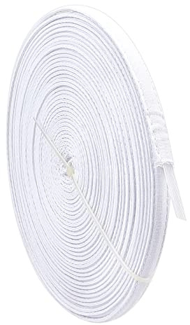 PH PandaHall 11m Stecca Poliestere per Cucito Stecche Plastica per Corsetto | 10mm Bianco Poliestere Disossamento per Cucire per Corsetti, Abiti Da Sposa, Abiti Da Sera, Biancheria Intima