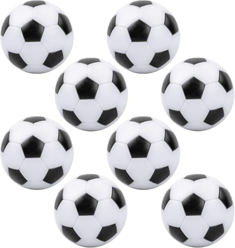 WANGZAIZAI 8 stycken bordsparkare bollar i en uppsättning | Högkvalitativa och tysta bordsskivarbollar i 32 mm | perfekt för bordsfotboll