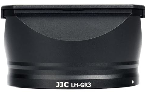 JJC Metall Gegenlichtblende mit Schutzkappe für Ricoh GR III GRIII Digitalkamera Zubehör