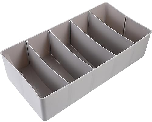 Operitacx Organizador De Dinero Con 5 Compartimentos Caja De Almacenamiento Para Billetes Y Monedas Bandeja Separadora Plástico Para Oficina Hogar Tiendas