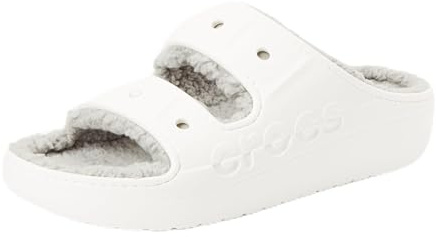 Crocs Unisex Adulto Baya Cozzzy Sandal Sandalo, White, 41/42 EU