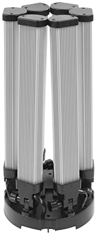 26-Zoll-LED-Sternringlicht, Fotobeleuchtung, Dimmbar, 3200–5600 K, 6 Röhren, LED-Fotografie-Sternlichtlampe, Abnehmbare Lichtleiste, mit Telefonständer (EU-Stecker)