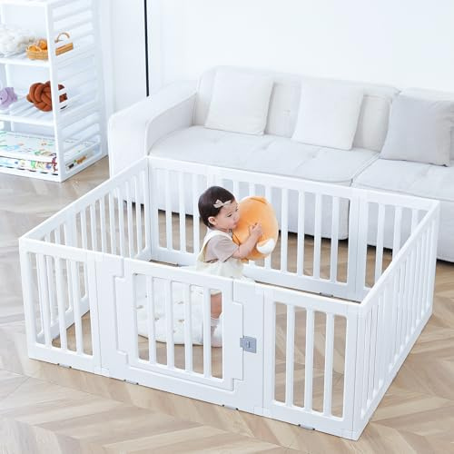 Gupamiga Parque Infantil Bebe 150 x 110 cm, Corralito para Niños y Niñas, Parque de Juegos para Bebe PLP-WL071-10