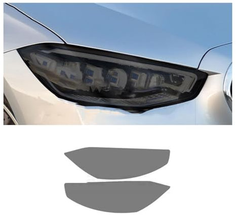 YLWDKORR Pellicola Protettiva fari Auto per Merc&edes B&Enz Classe S S580 2021-2024 Pellicola fari Auto, Luce Anteriore, Trasparente, annerito, Adesivo Protettivo Esterno