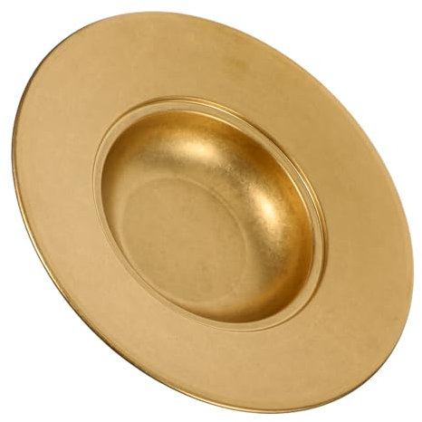 PRETYZOOM Cuenco y Diseño Retro Italiano de Acero Inoxidable Dorado Vintage para Servir Pasta y Ensaladas Acabado Suave Adecuado para Cena y Cocina