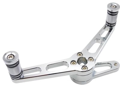 CNMVCJSAR Leva Cambio Moto Moto Comando in avanti Tallone Punta Cambio Pioli Leva Cambio Pedane per Sportster XL883 1200 per Nightster per Custom 2004-2018 Pieghevole Marcia Cambio(C)