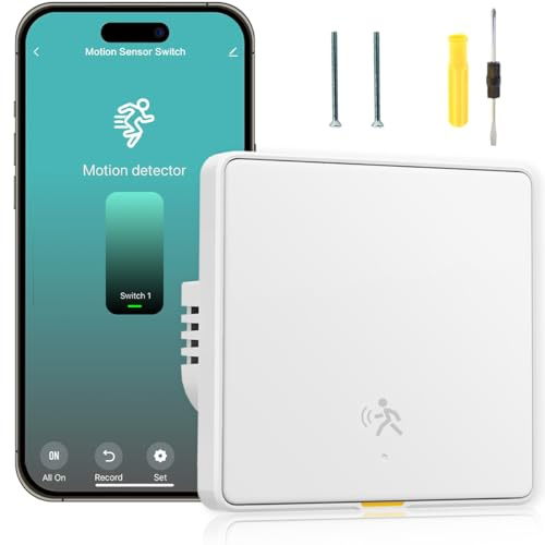 Acmerota Interruptores de luz inteligentes Zigbee, Interruptor inteligente Funciona con Alexa (Sin neutro + Con neutro Conexión doble, balancín simple), Requiere concentrador ZigBee, grises