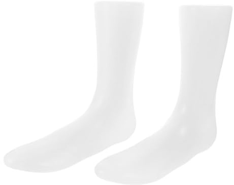 MUELODSIC 2pezzi Modelli Di Piede in Plastica Per Calzini Espositori Per Scarpe Manichini Per Piedi Per Cavigliere Supporti Per Manichini Espositori Per Scarpe e Calzini Stile Femminile Adul