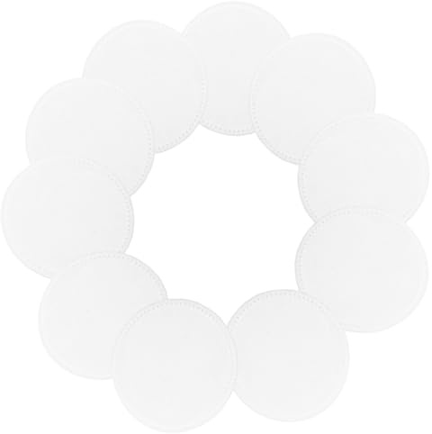 GANAZONO Dischetti per Struccare Rotondi Spessi a Tre Strati di Cotone Usa e Getta 200 Pezzi Morbidi Cotone Bianco per Rimozione Make-up Viso e Occhi