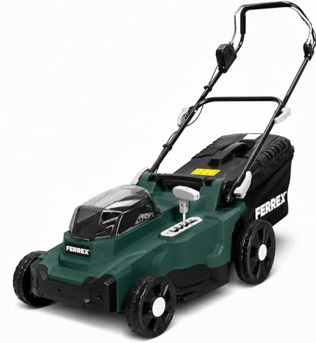 FERREX Akku-Rasenmäher FS-ARM 4037, 40V, Bürstenloser Motor, 37 cm Schnittbreite, 40 L Fangkorb, 6-Fach Schnitthöhenverstellung, für bis zu 250 m² B-Ware