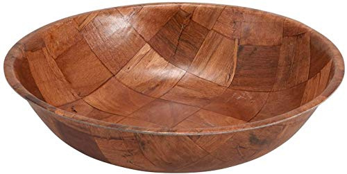 Winco WWB-10 Lot de 4 saladiers en bois tissé 25,4 cm