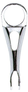 Halterung aus verchromtem Stahl, Scheinwerfer, Frontlicht, Leistung 2,5 cm, 3887b