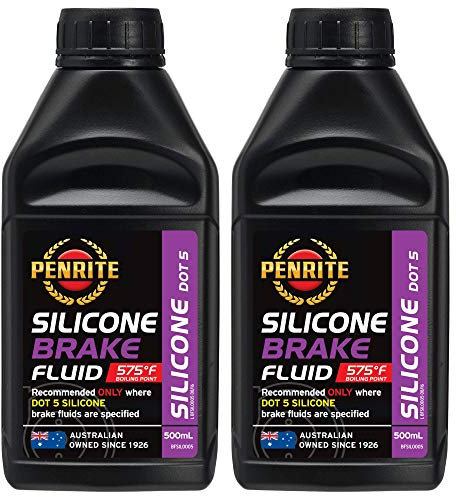 Penrite Öl Silikon Bremsflüssigkeit DOT 5, Trockensiedepunkt 302 Grad, 1 Liter