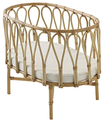 VERTBAUDET Puppenbett aus Rattan beige ONE Size