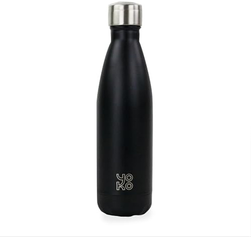 Yoko Design - BOUTEILLE ISOTHERME 500 ML NOIRE MAT