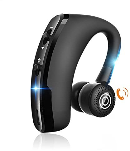 ROYEO Auricolare Bluetooth Wireless 2022, Mono con Microfono HD CVC8.0, Riduzione del Rumore, 25 Ore di Conversazione, IPX7 Impermeabile, Nero