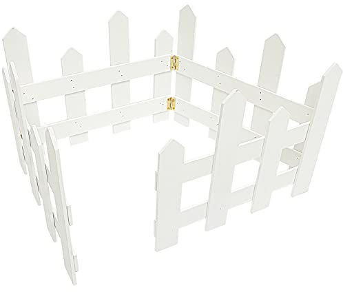 DOITOOL Holzzaun Für Garten Und Außenbereich Robustes Holzmaterial Für Lange Lebensdauer Vielseitig Einsetzbar Für Landschaftsgestaltung