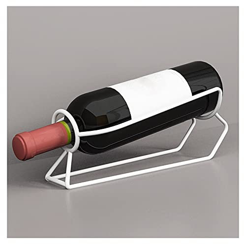 Weinregal, Weinregal, Weinregal für Schrank, bietet Platz für 1 Flasche, 1 Flasche, Arbeitsplatte aus Edelstahl und Metall (B)