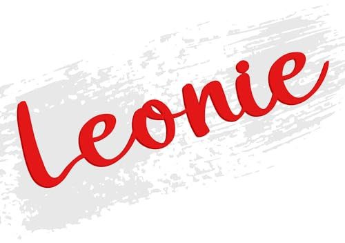 INDIGOS UG - Inscription – 1 ligne – En verre acrylique – Nom au choix – 30 cm – Rouge – Personnalisable avec texte souhaité – Pour chambre d'enfant, comme plaque de porte ou cadeau