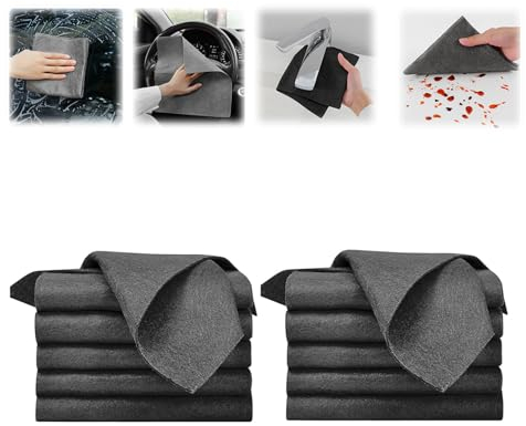 Aquaglide TüCher, Aqua Glides, Aquaglides TüCher Putzen, Aquaglide Pro Clean TüCher Nano Gloss, 2024 Serenosole Aquaglide TüCher Original, Verdicktes Magisches Reinigungstuch (10 Stücke,30*30cm)
