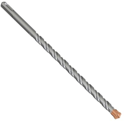 Maysay Punta per trapano a percussione SDS Plus, 12 x 260 mm, con 4 tagli in metallo duro, professionale, per pietra, cemento, legno, mattoni e piastrelle