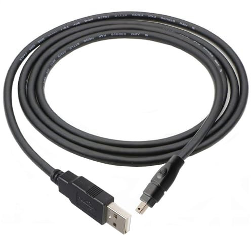 Woedpez Cable adaptador USB macho a 1394 de 4 pines para videocámara DCR TRV75E 1 8/3 0/5 M
