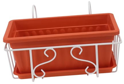 SUPVOX Pot De Fleurs Suspendu pour Balcon Jardinage Vertical Pot Multifonction Usage Intérieur Accessoire De Jardinage