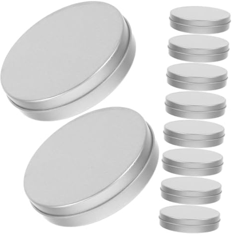 iplusmile 10pcs Metal Candy Game Tin Box Empty Small Cookie Storage Tins for Treats Party Favors