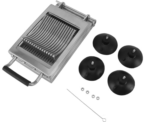 Commercial Vegetable Cutter - Heavy Duty Stainless Steel Manual Food Chopper for Professional Kitchens and Catering Services