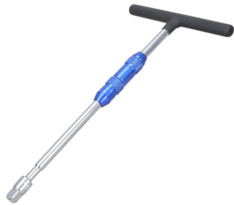 PURPLELILY Ergonomischer T-Griff Steckschlüssel Handwerkzeug mit 1/4 bis 3/8 Zoll Adapter für Automobilwartung und Reparaturen im Haushalt, ergonomischer Griffschlüssel