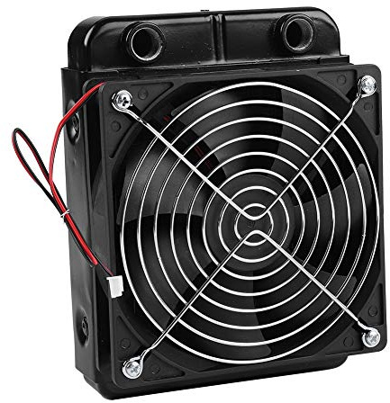 HUSHUI Radiatore di Raffreddamento Ad Acqua per CPU Ultraleggero con 18 e Ventole da 120 Mm per il Raffreddamento del computer. Alluminio (120mm)