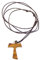 GTBITALY 10.446.90 Lac Collar Cruz Tau 3 cm San Francisco Asís Madera de olivo Paz Comunión