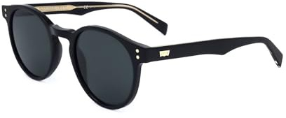 Levi's Lv 5005/s 807/QT BLACK Sunglasses Men's Acetate, Standard, 50