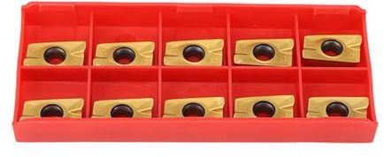 10PCS CNC Hartmetall Einsatzschneider APMT1604 Hartmetalleinsätze Fräseinsätze Hartmetalldrehmaschinen mit Zementkarbid 15-50 HRC Härte
