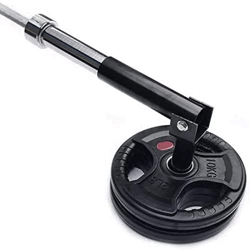 V3VOGUE T-Bar Row Langhanteltrainer, T-Bar Row Plate Post Insert Landmine Full 360° Drehgelenk, Ruderplattform Für 50 Mm Hantelstangen, Ideal Für Rücken- Und Beinhock-Übungen (Color : Black)