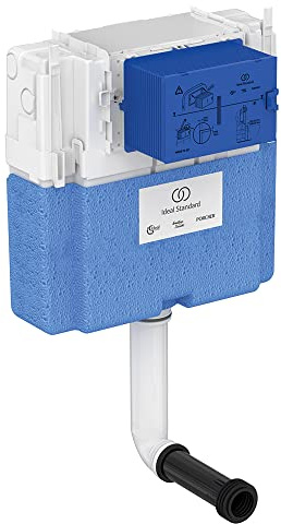 Ideal Standard ProSys Pneumatic Toilet Cistern, 150mm Depth, Front or top Flush Operation, R031667