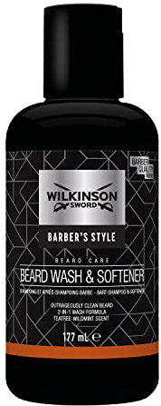 Wilkinson Sword - Barber's Style For Men | Beard Wash & Softener | 177ml