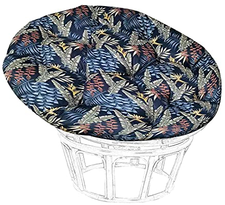 Rundes Sitzkissen Papasan Extra Großes, Papasansessel Kissen, Polster Bodenkissen für Schwenksessel, Rund Papasan Sessel, Papasan Ersatzpolster für Indoor Outdoor Garten,No waterproof 2,120*120CM